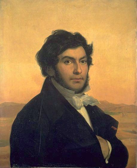 Jean-François Champollion (1790–1832), portrait by Léon Cogniet.