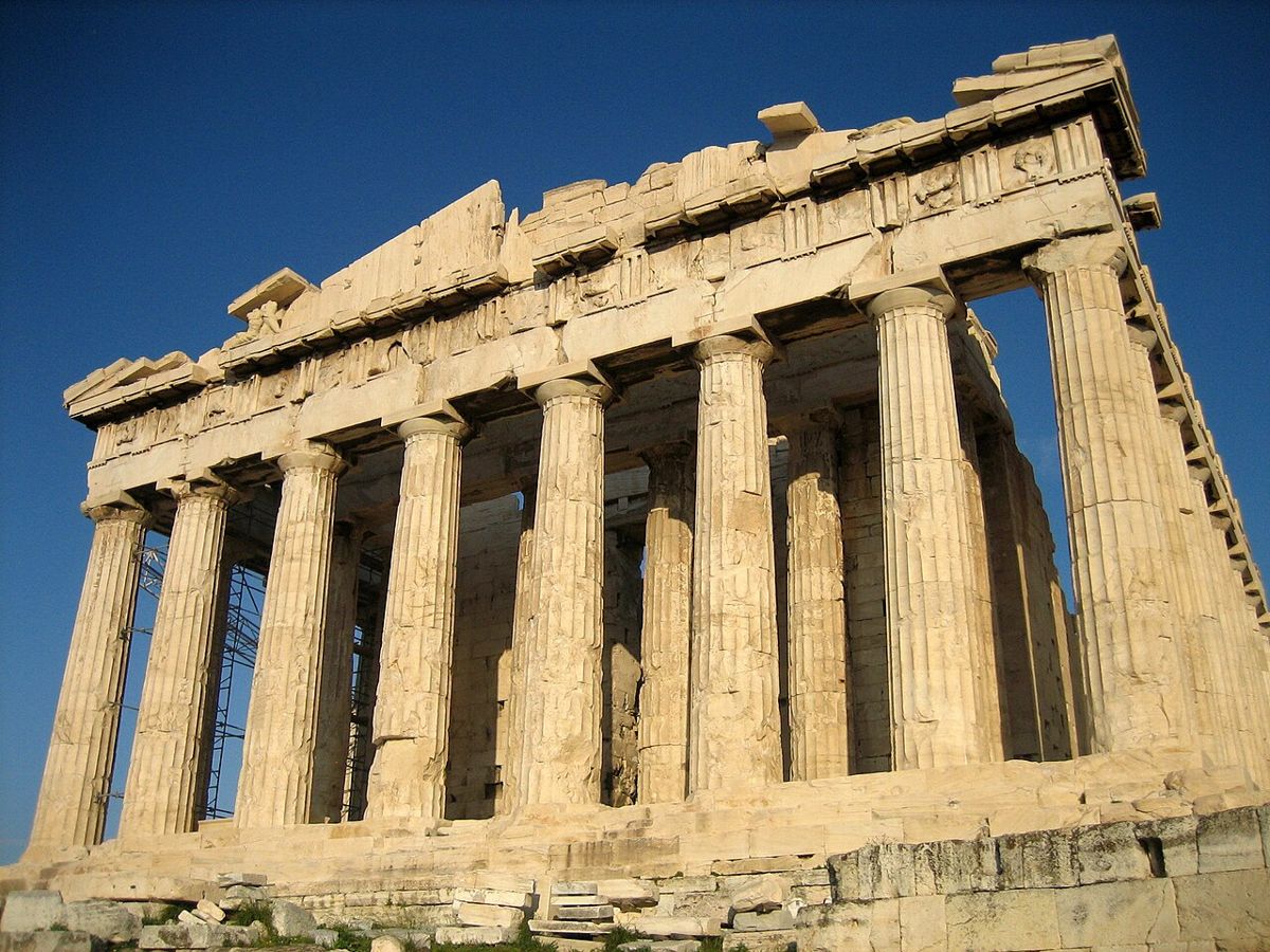 The Parthenon on the Athenian Acropolis (5th century BCE).